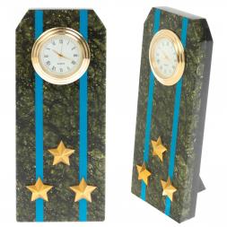 Часы &amp;quot;Погон полковник ВВС, ВКС, ВДВ&amp;quot; серпентинит