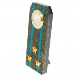 Часы &amp;quot;Погон полковник ВВС, ВКС, ВДВ&amp;quot; серпентинит