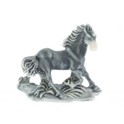 Статуэтка "Конь скачет" из мрамолита