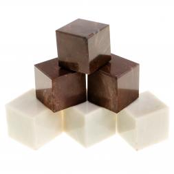 Камни для виски 6 кубиков микс лемезит, мрамор