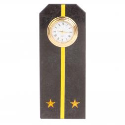 Часы &amp;quot;Погон лейтенант ВМФ&amp;quot; камень змеевик