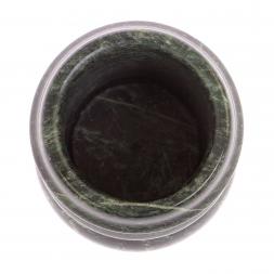 Карандашница круглая из змеевика