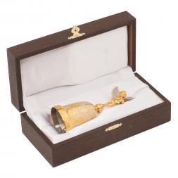 Бронзовый колокольчик &amp;quot;Ангел с дудочкой&amp;quot; в подарочной коробке Златоуст