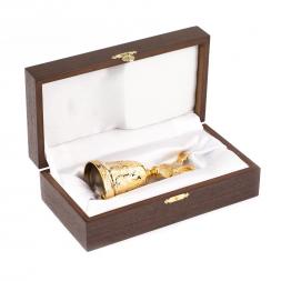 Колокольчик "Двуглавый орел" бронза Златоуст