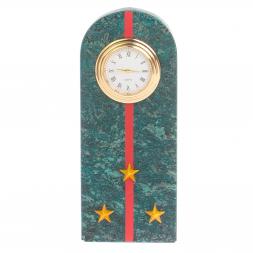 Часы "Погон старший лейтенант МВД" нового образца змеевик