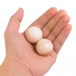 Массажные шары из газганского мрамора 3 см (пара)