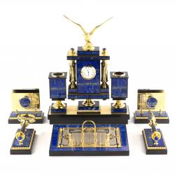 Настольный набор из лазурита "Орел"