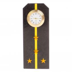 Часы "Погон капитан ВМФ" камень змеевик