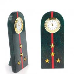 Часы "Погон капитан МВД" нового образца змеевик