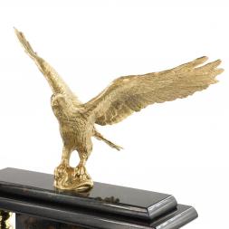 Письменный прибор "Орел" камень офиокальцит