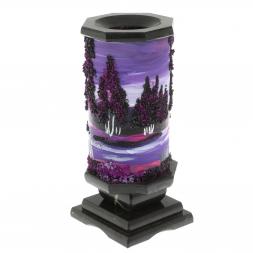 Ваза &amp;quot;Рассвет&amp;quot; из черного змеевика 8х8х17,5 см