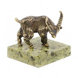 Статуэтка из бронзы и змеевика &amp;quot;Горная коза&amp;quot;