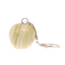 Брелок "Яблоко" из зеленого оникса