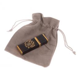 Флешка из черного обсидиана &amp;quot;Герб РФ&amp;quot; на 16 гб