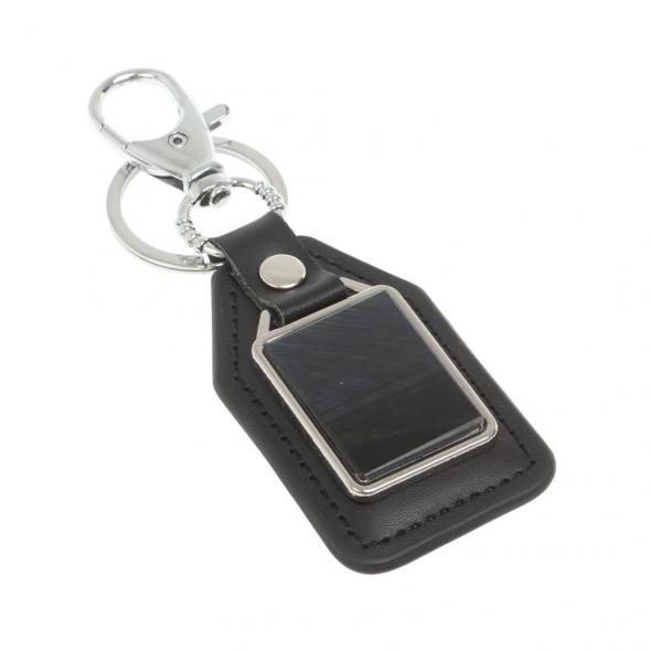 Брелок для ключей с накладкой из соколиного глаза 126981