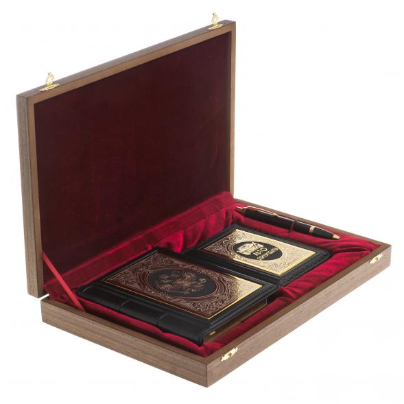 Подарочный набор &amp;quot;Автомобилист&amp;quot; обложка для автодокументов, ежедневник и ручка Parker 122544