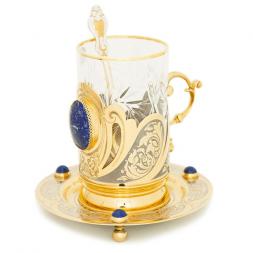 Подарочный чайный набор "Лазуритовый" Златоуст