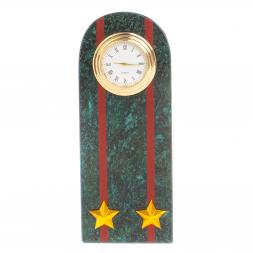 Часы "Погон подполковник МВД" нового образца змеевик