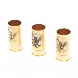 Набор из трех стопок &amp;quot;Горный орел&amp;quot; Златоуст