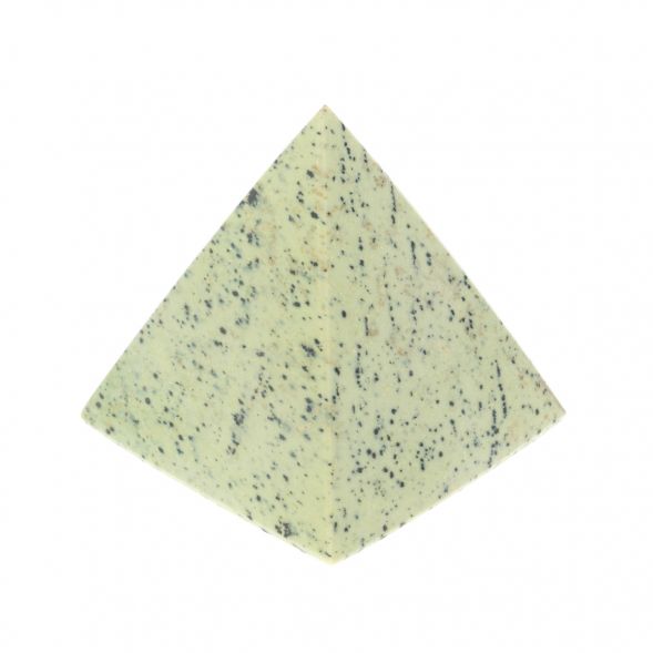 Пирамида из камня змеевик 7х7х7,5 см (3) 128995