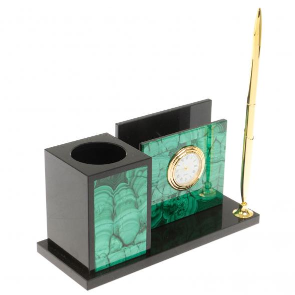 Мини-набор из малахита 18х7х9 см 129772