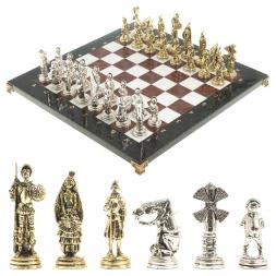 Шахматы &amp;quot;Дон Кихот&amp;quot; доска 40х40 см мрамор лемезит