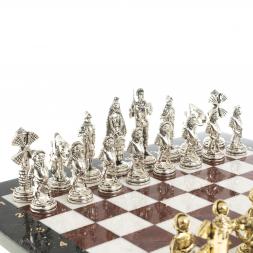 Шахматы &amp;quot;Дон Кихот&amp;quot; доска 40х40 см мрамор лемезит