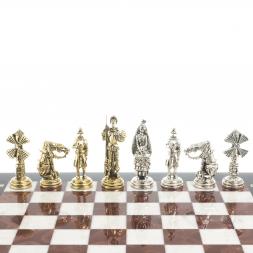 Шахматы &amp;quot;Дон Кихот&amp;quot; доска 40х40 см мрамор лемезит