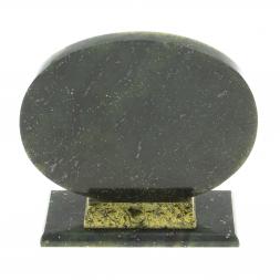 Настольные часы &amp;quot;Овальные&amp;quot; змеевик