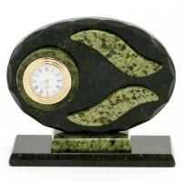Настольные часы &amp;quot;Овальные&amp;quot; змеевик 113547
