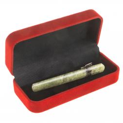 Зажим для галстука камень желтый апатит