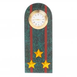 Часы "Погон полковник МВД" нового образца змеевик