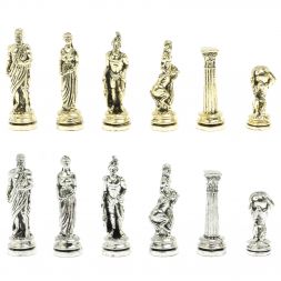 Шахматы &amp;quot;Атлас&amp;quot; доска 44х44 см из змеевика