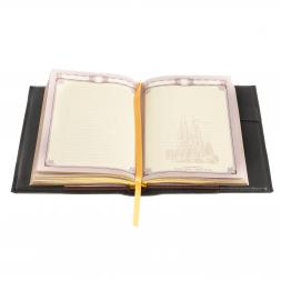 Ежедневник "Держава" А6 обложка из черной кожи Златоуст