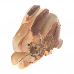 Статуэтка из оникса &amp;quot;Заяц&amp;quot; зелено-коричневый 6,5х2х5 см (2,5)