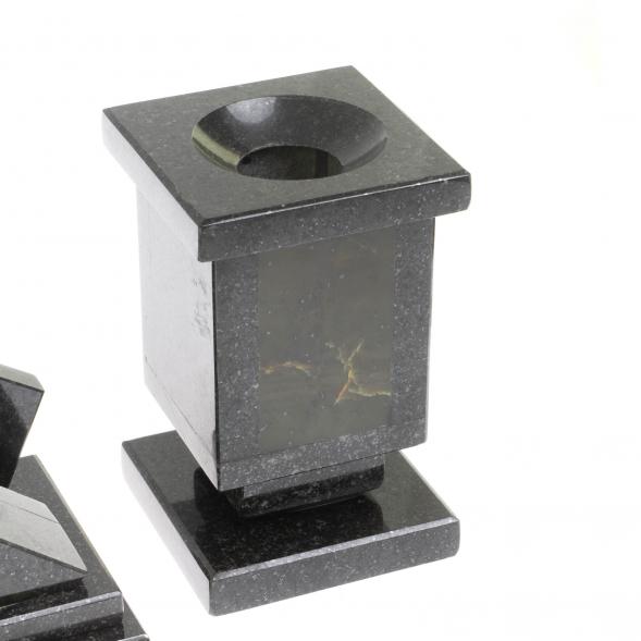 Письменный набор &amp;quot;Орел&amp;quot; из нефрита с настольным ковриком 128325