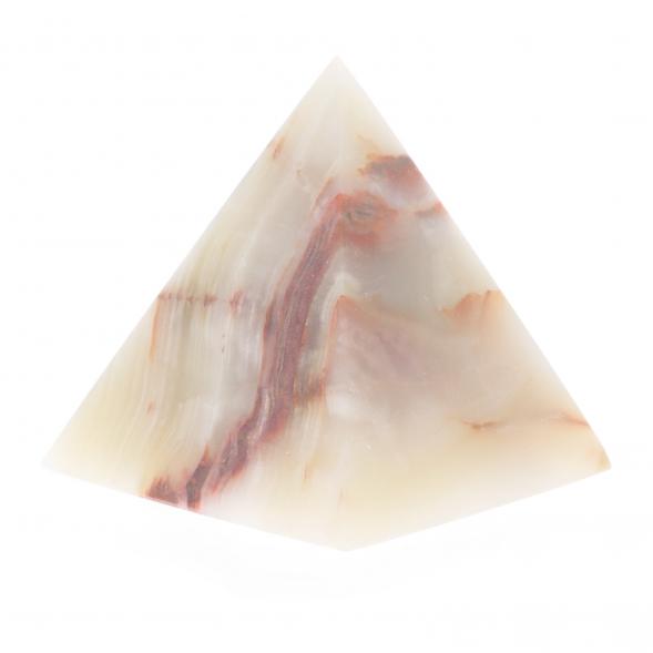 Пирамида из натурального камня оникс 10х10х11,3 см (4) 121887