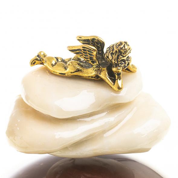 Сувенир Шар Антистресс &amp;quot;Ангел&amp;quot; камень лемезит 123736