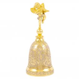 Колокольчик металлический &amp;quot;Ангел со скрипкой&amp;quot; в подарочной упаковке Златоуст