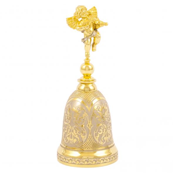Колокольчик металлический &amp;quot;Ангел со скрипкой&amp;quot; в подарочной упаковке Златоуст 116248