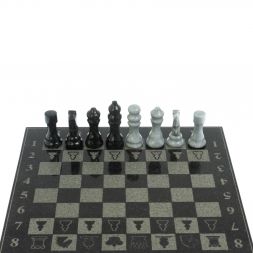 Шахматы &amp;quot;Турнирные&amp;quot; доска 33х33 см мрамор гранит