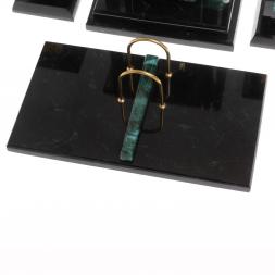 Настольный набор "Премьер" из змеевика