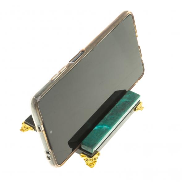 Подставка под смартфон камень змеевик 124003