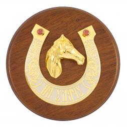 Панно на тарелке &amp;quot;Подкова на удачу&amp;quot; 16 см