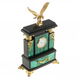 Часы из малахита &amp;quot;Орел&amp;quot;