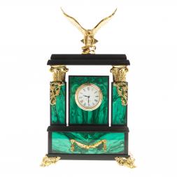 Часы из малахита &amp;quot;Орел&amp;quot;