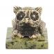 Статуэтка &amp;quot;Филин&amp;quot; бронза змеевик 120019