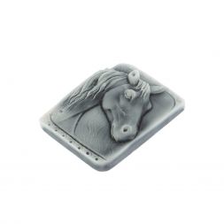 Магнит &amp;quot;Голова лошади&amp;quot; из мрамолита