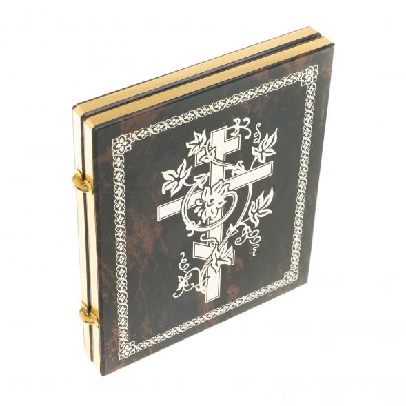 Икона складная &amp;quot;Спаситель&amp;quot; камень обсидиан 122998