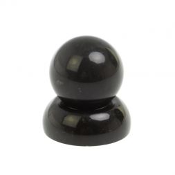 Подставка под шар из черного змеевика 5х5х1,5 см